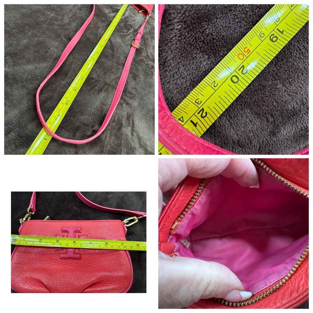 Tory Burch Vintage Vibrant Melon Crossbody Bag - Picture 6 of 7